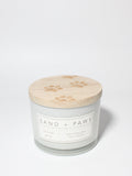 Aromatic Sand + Paws Ocean Mist 12 oz scented candle