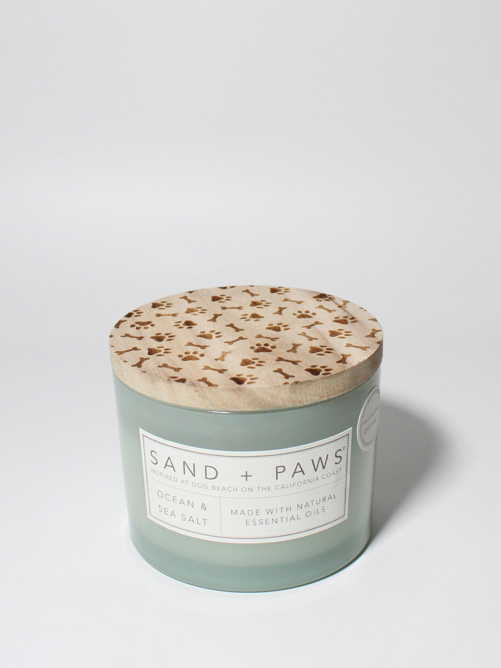 Aromatic Sand + Paws Ocean & Sea Salt 12 oz scented candle