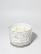 Aromatic Sand + Paws Gardenia 12 oz scented candle