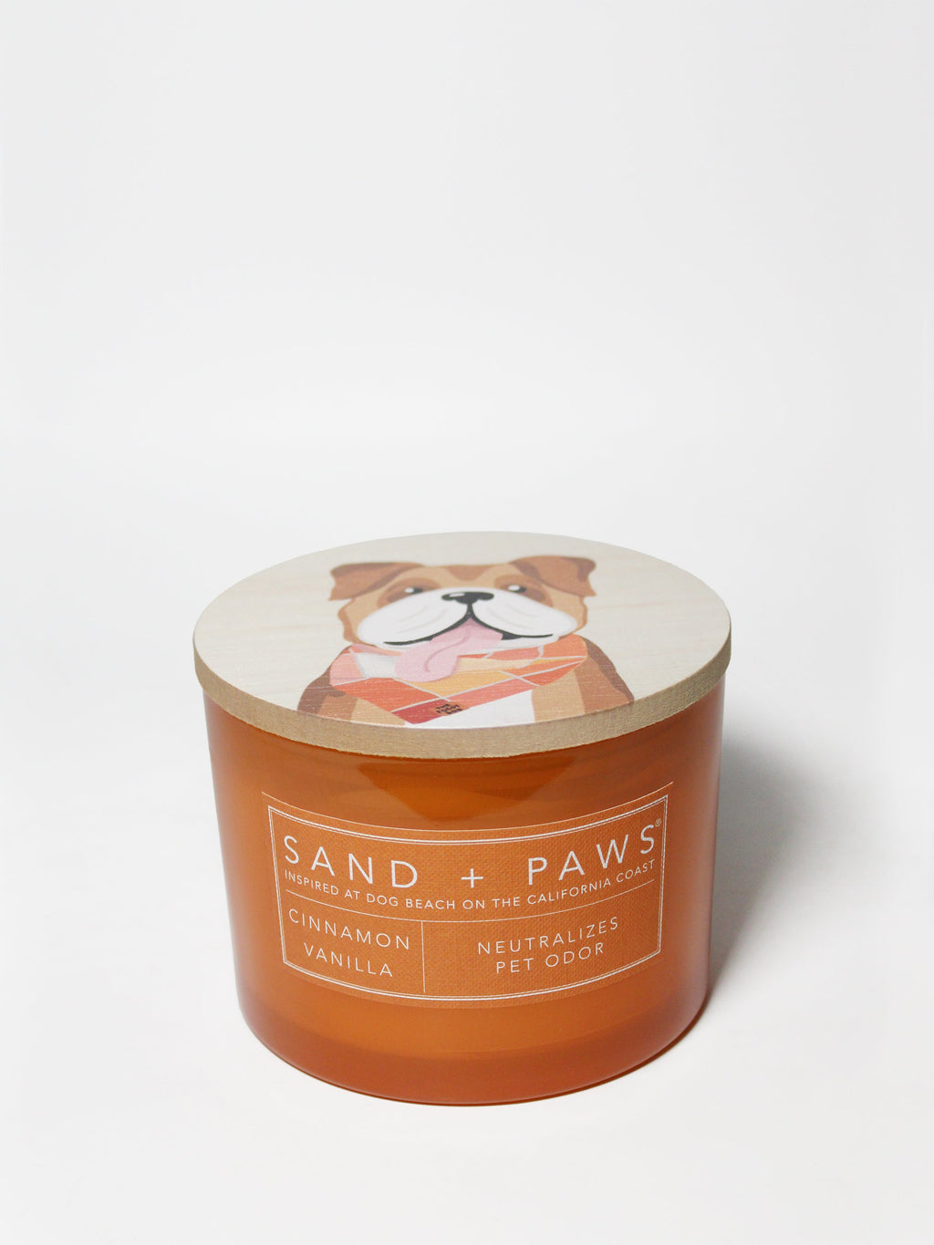 Aromatic Sand + Paws Cinnamon Vanilla 12 oz scented candle