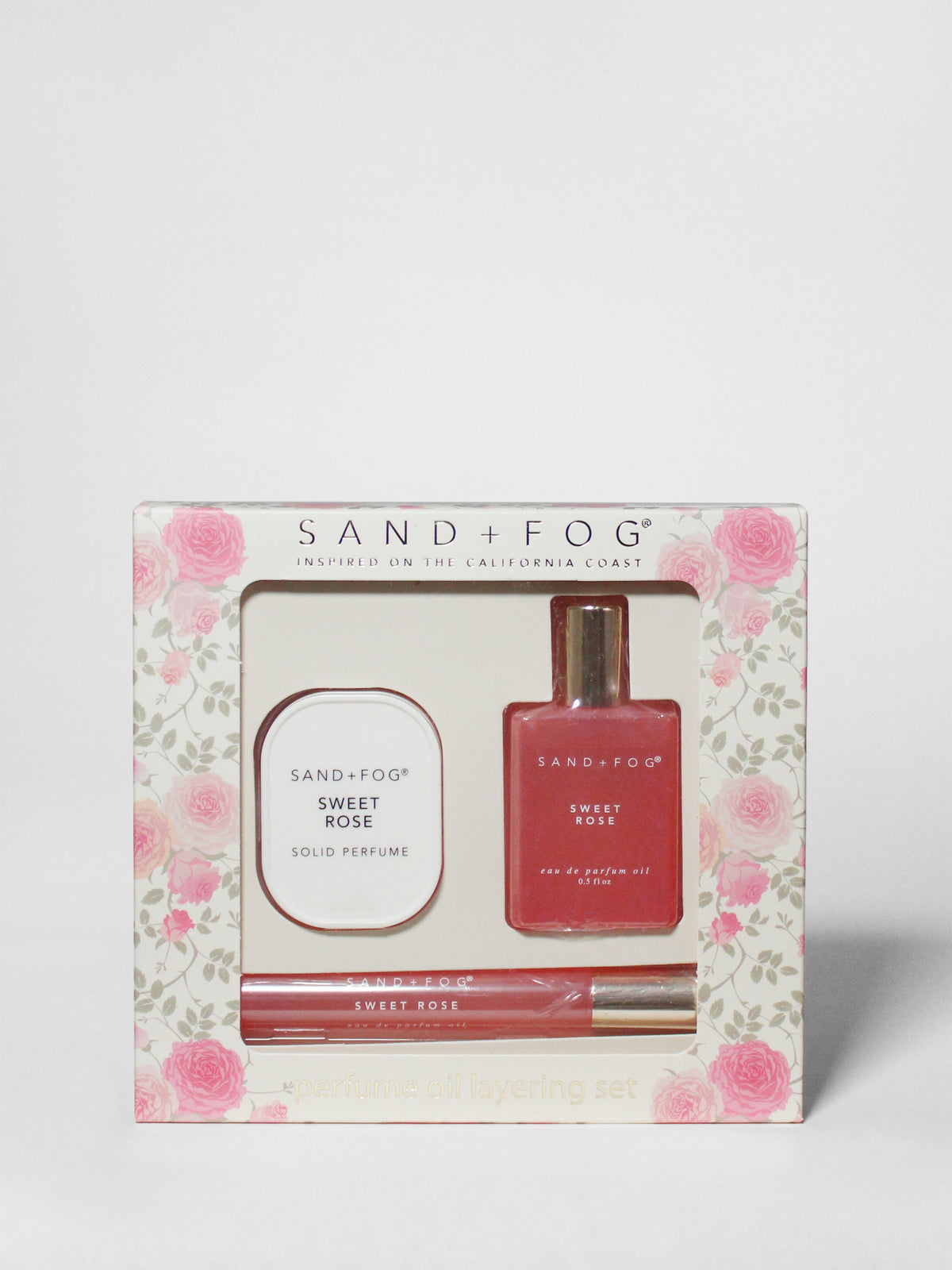 Signature Perfume Oil Rollerballs and Solid Perfume Set - Sweet Rose