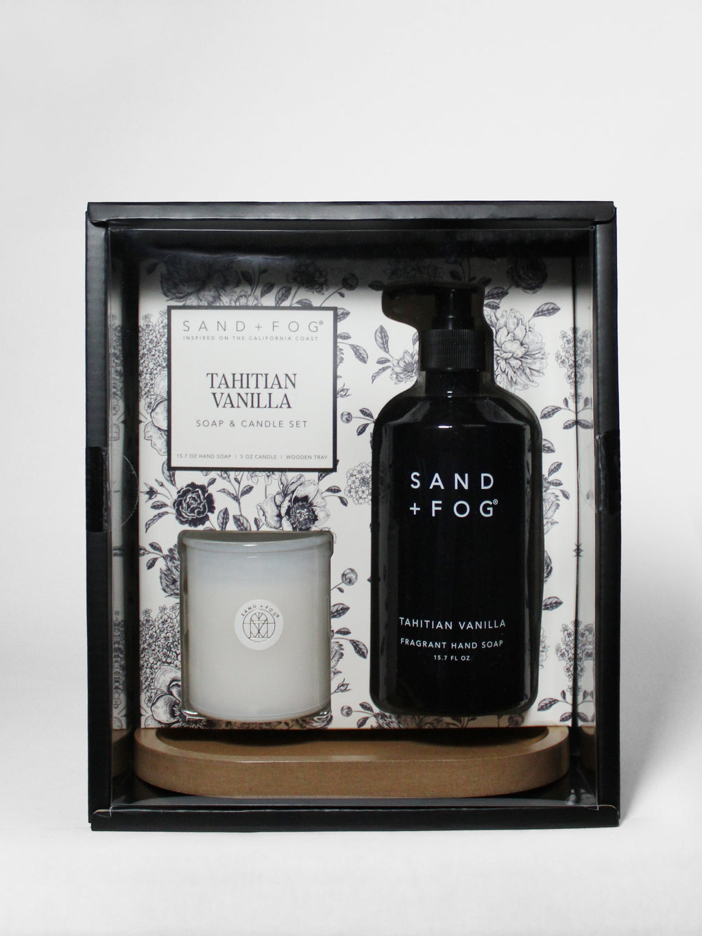 Luxury Tahitian Vanilla Hand Soap & Candle Set