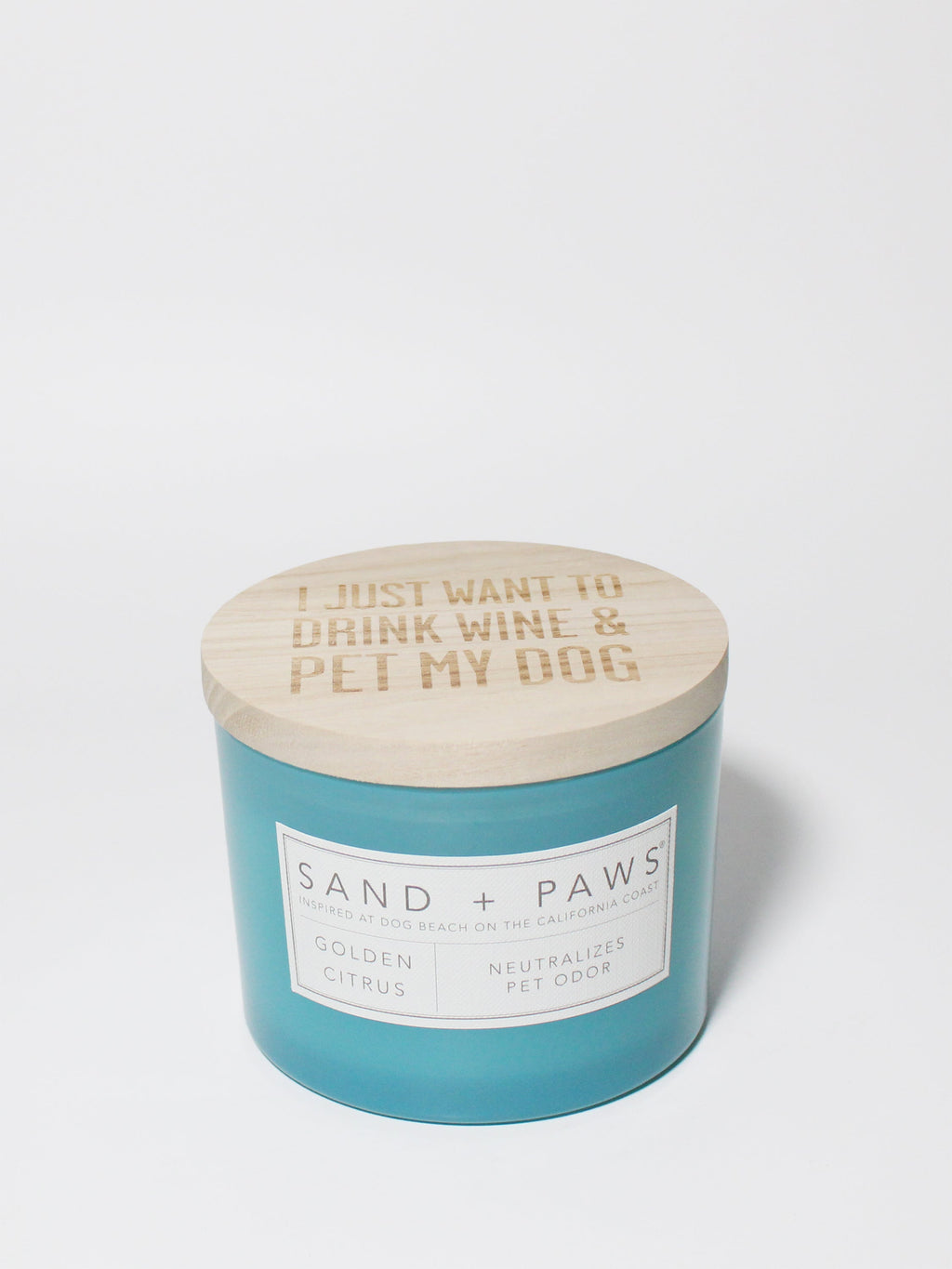 Aromatic Sand + Paws Golden Citrus 12 oz scented candle