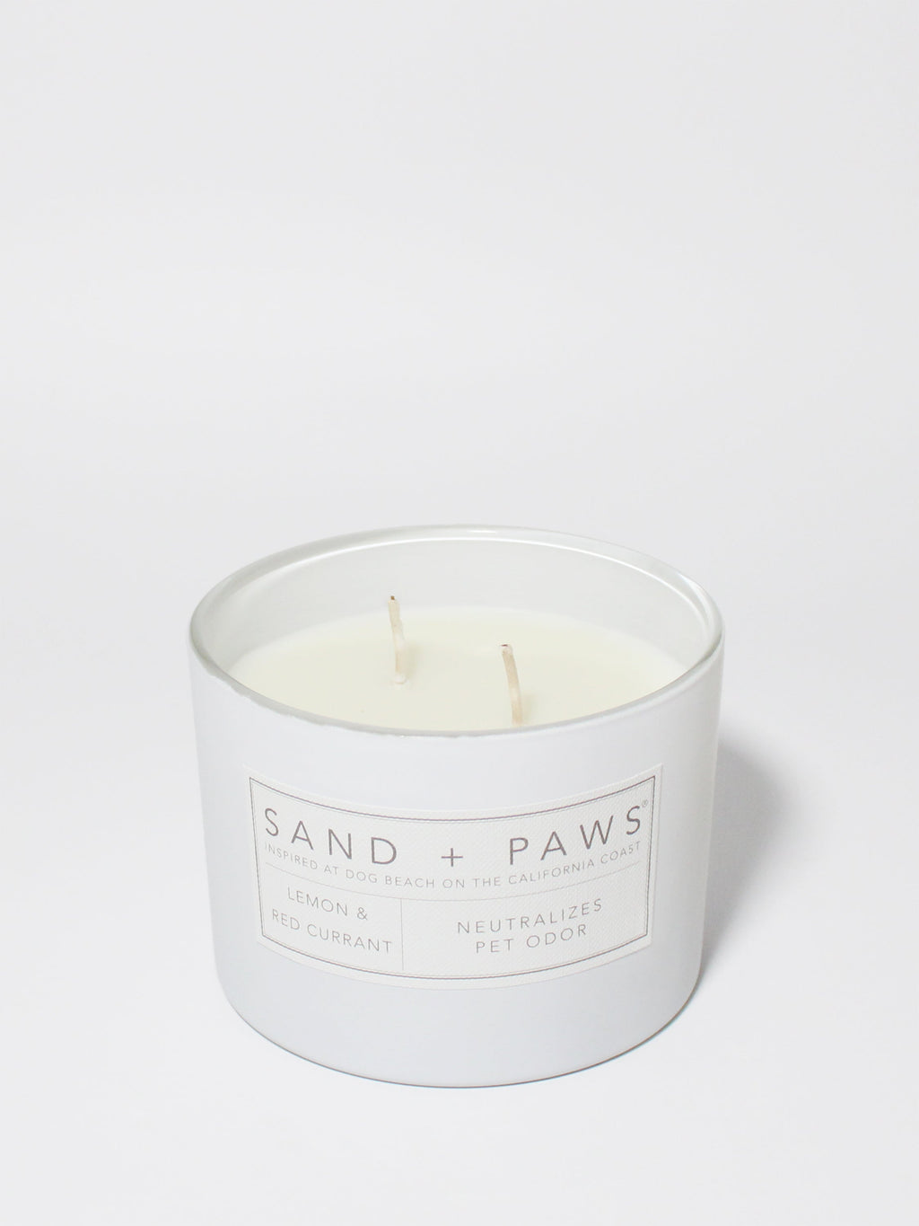 Aromatic Sand + Paws Lemon & Red Currant 12 oz scented candle