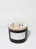 Aromatic Sand + Paws White Vanilla 12 oz scented candle