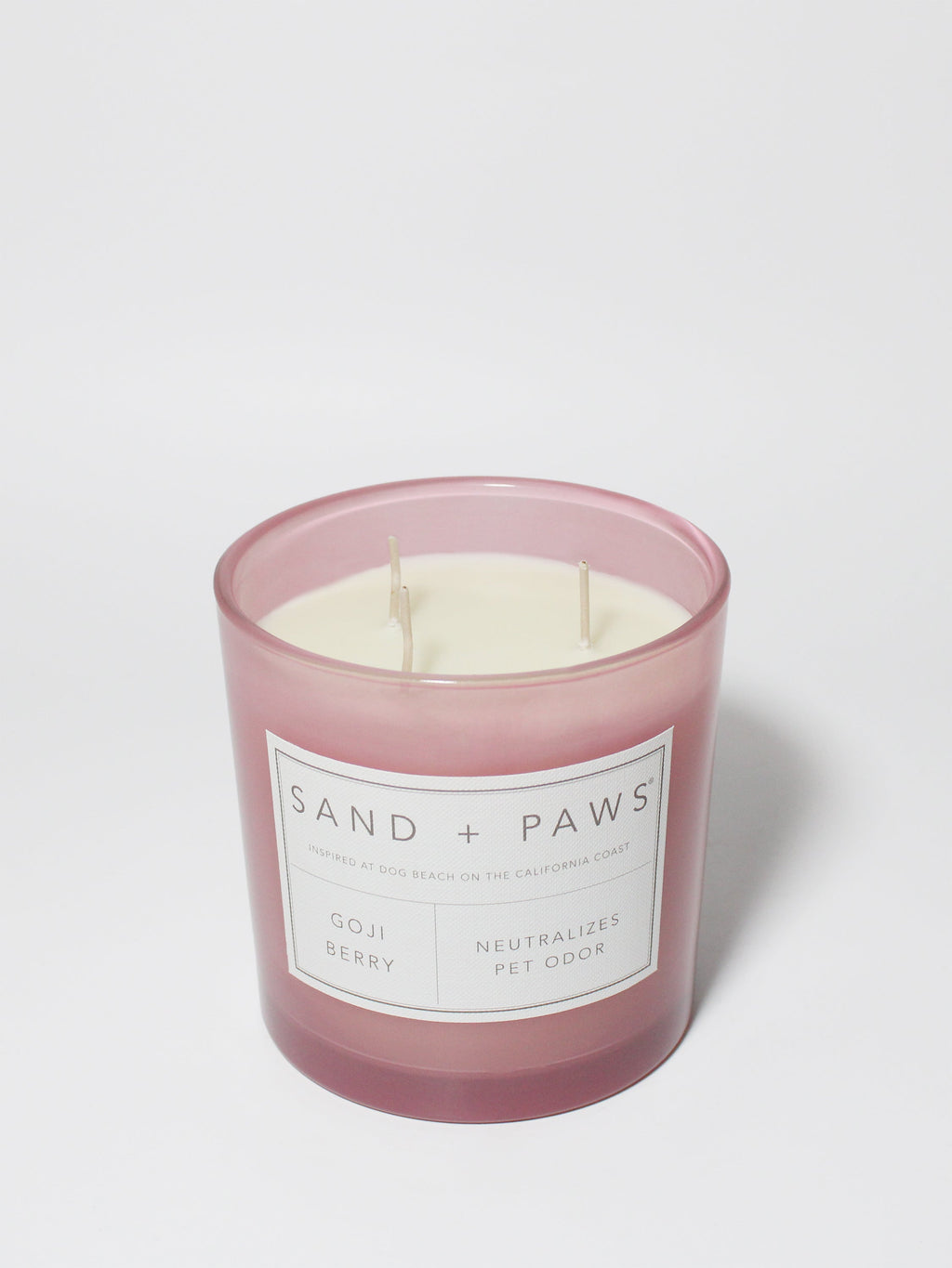 Aromatic Sand + Paws Goji Berry 21 oz scented candle