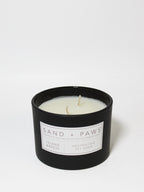 Aromatic Sand + Paws Island Breeze 12 oz scented candle