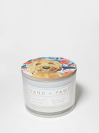 Aromatic Sand + Paws Coconut & Palm 12 oz scented candle