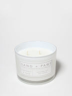 Aromatic Sand + Paws Coconut & Palm 12 oz scented candle