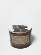 Aromatic Sand + Paws Teakwood 12 oz scented candle