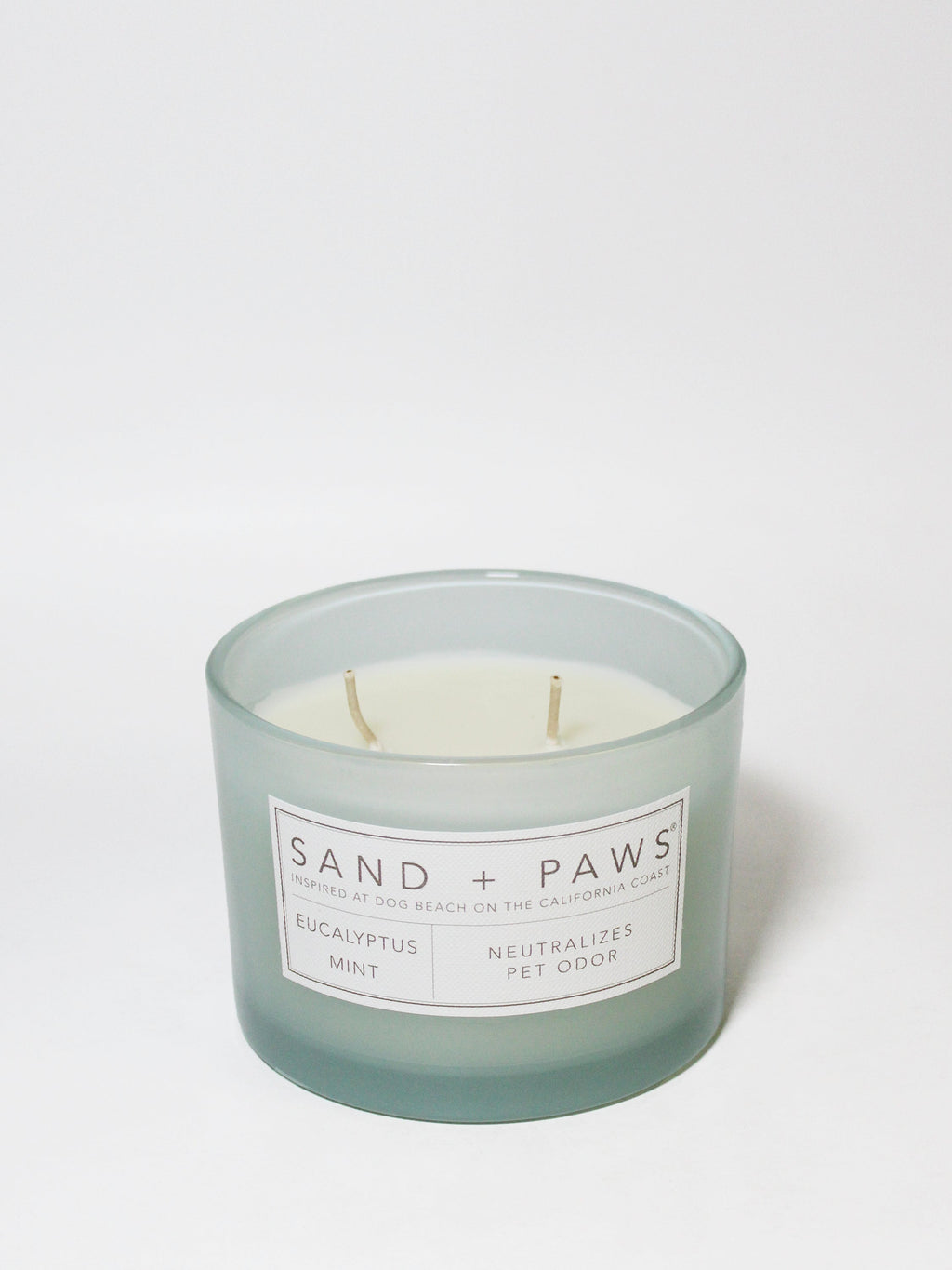 Aromatic Sand + Paws Eucalyptus Mint 12 oz scented candle