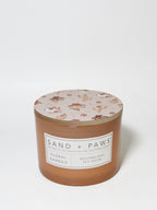 Aromatic Sand + Paws Floral Bamboo 12 oz scented candle