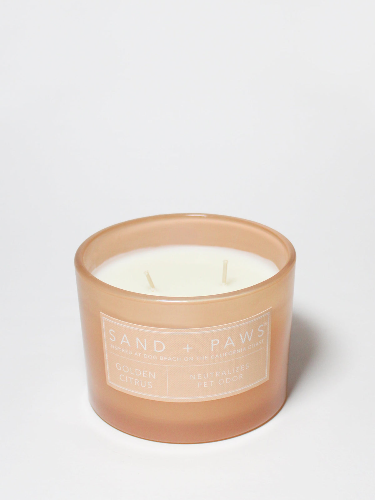 Aromatic Sand + Paws Golden Citrus 12 oz scented candle