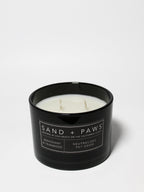 Aromatic Sand + Paws Mahogany & Teakwood 12 oz scented candle