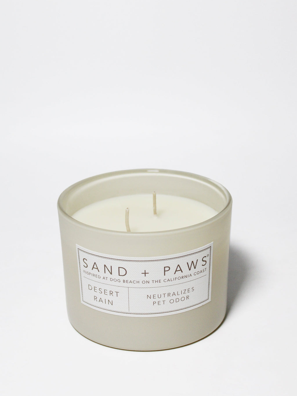Aromatic Sand + Paws Desert Rain 12 oz scented candle
