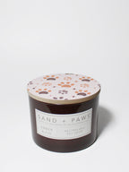 Aromatic Sand + Paws Amber & Fig 12 oz scented candle