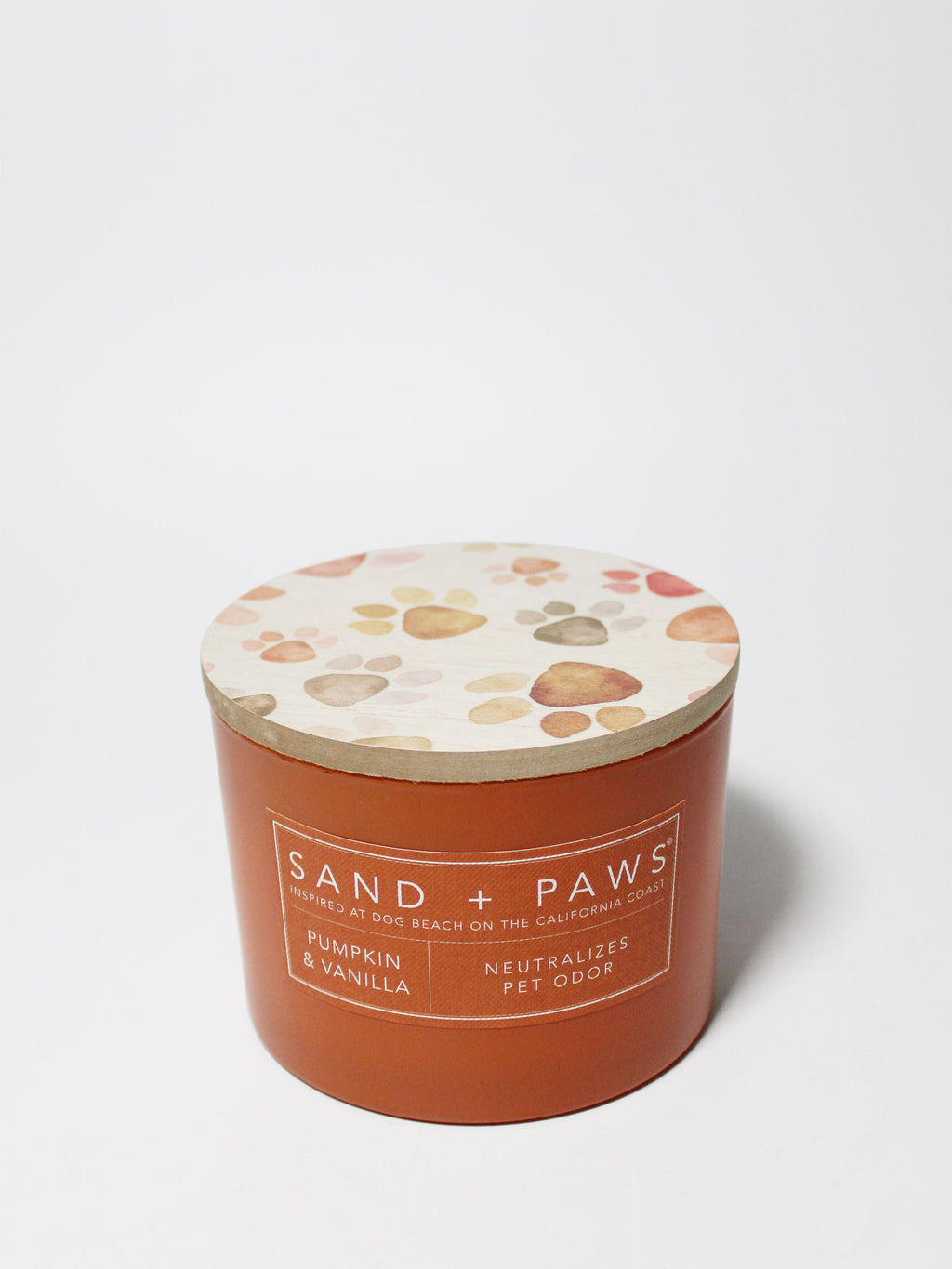Aromatic Sand + Paws Pumpkin & Vanilla 12 oz scented candle