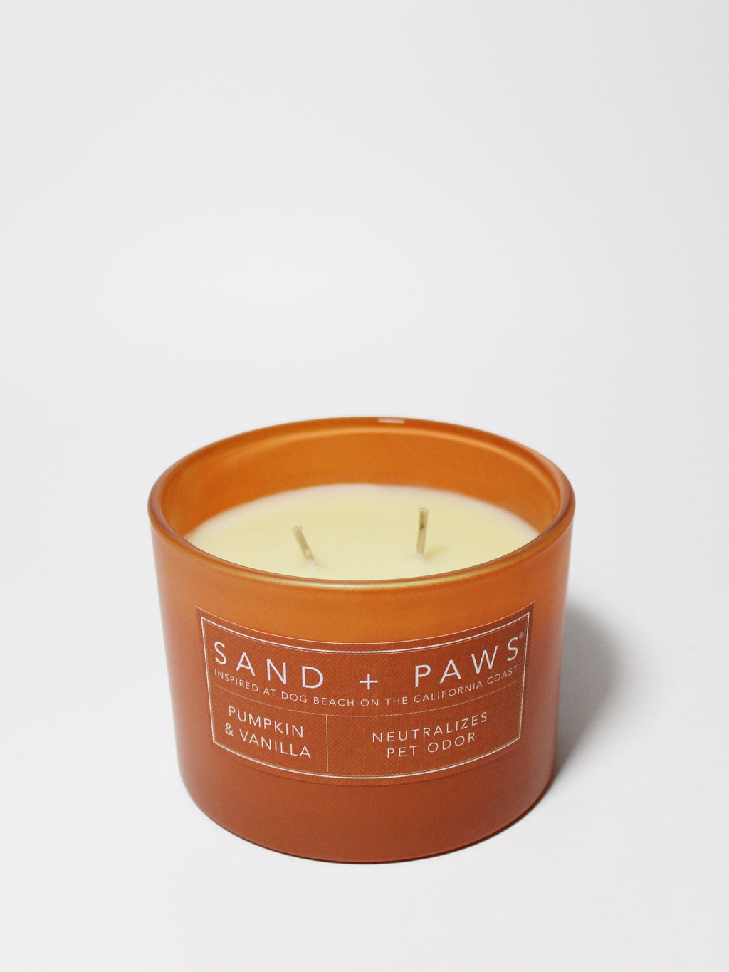 Aromatic Sand + Paws Pumpkin & Vanilla 12 oz scented candle