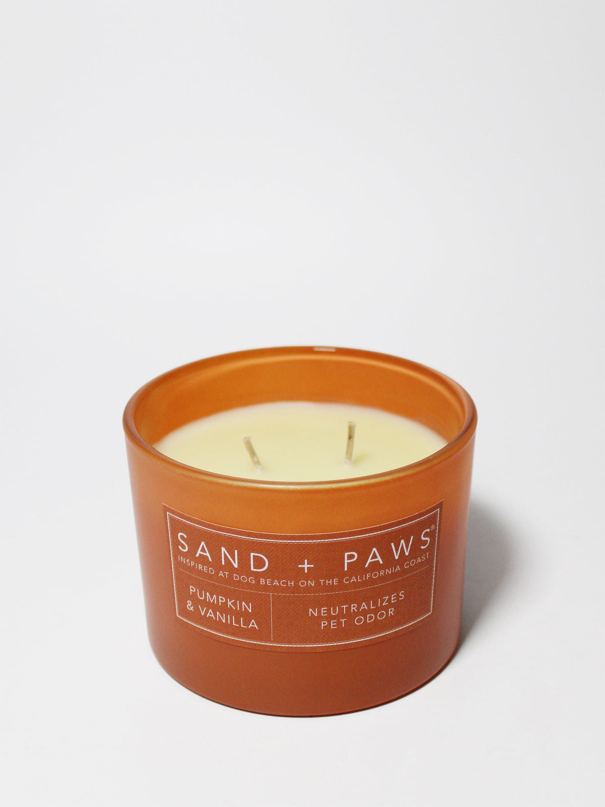 Aromatic Sand + Paws Pumpkin & Vanilla 12 oz scented candle
