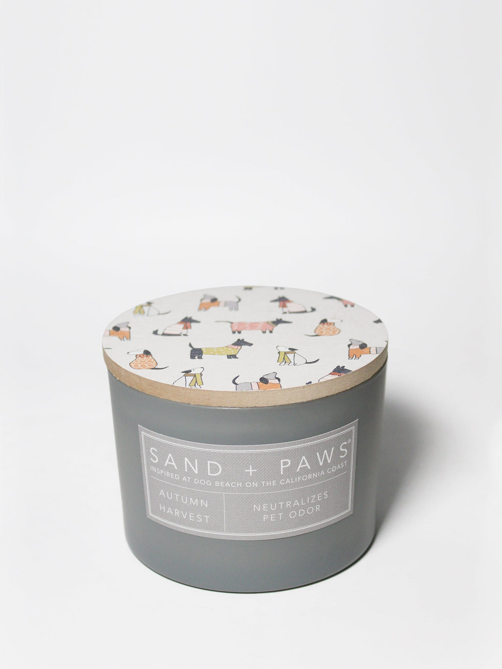 Aromatic Sand + Paws Autumn Harvest 12 oz scented candle