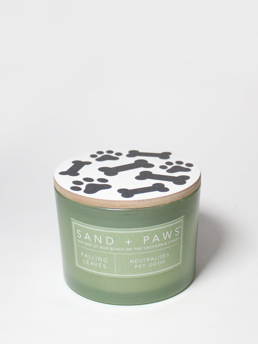Aromatic Sand + Paws Falling Leaves 12 oz scented candle