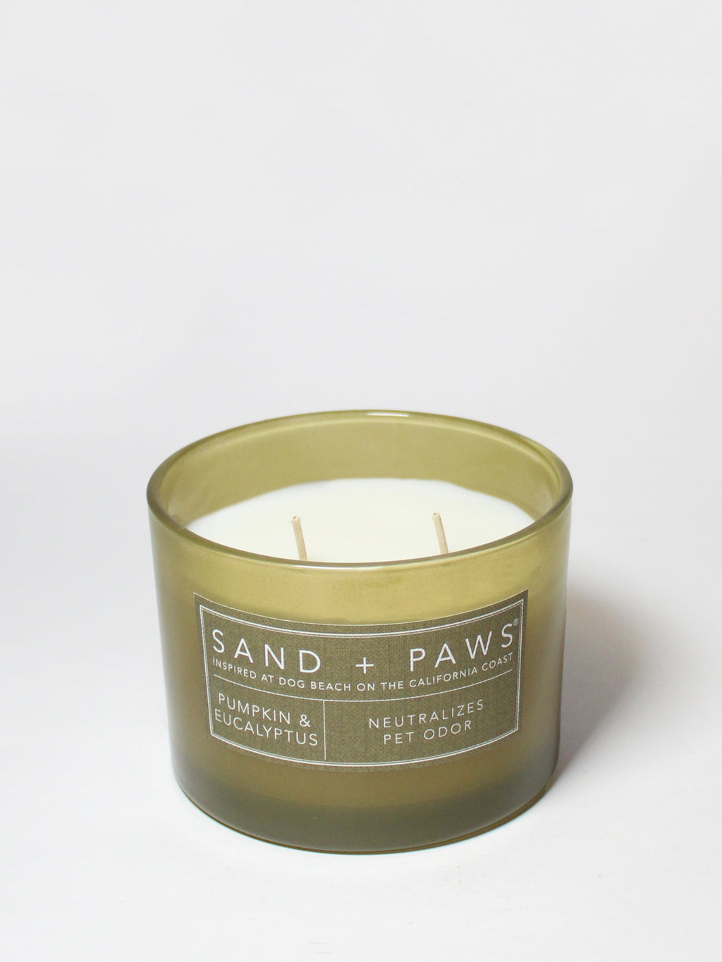 Aromatic Sand + Paws Pumpkin & Eucalyptus 12 oz scented candle