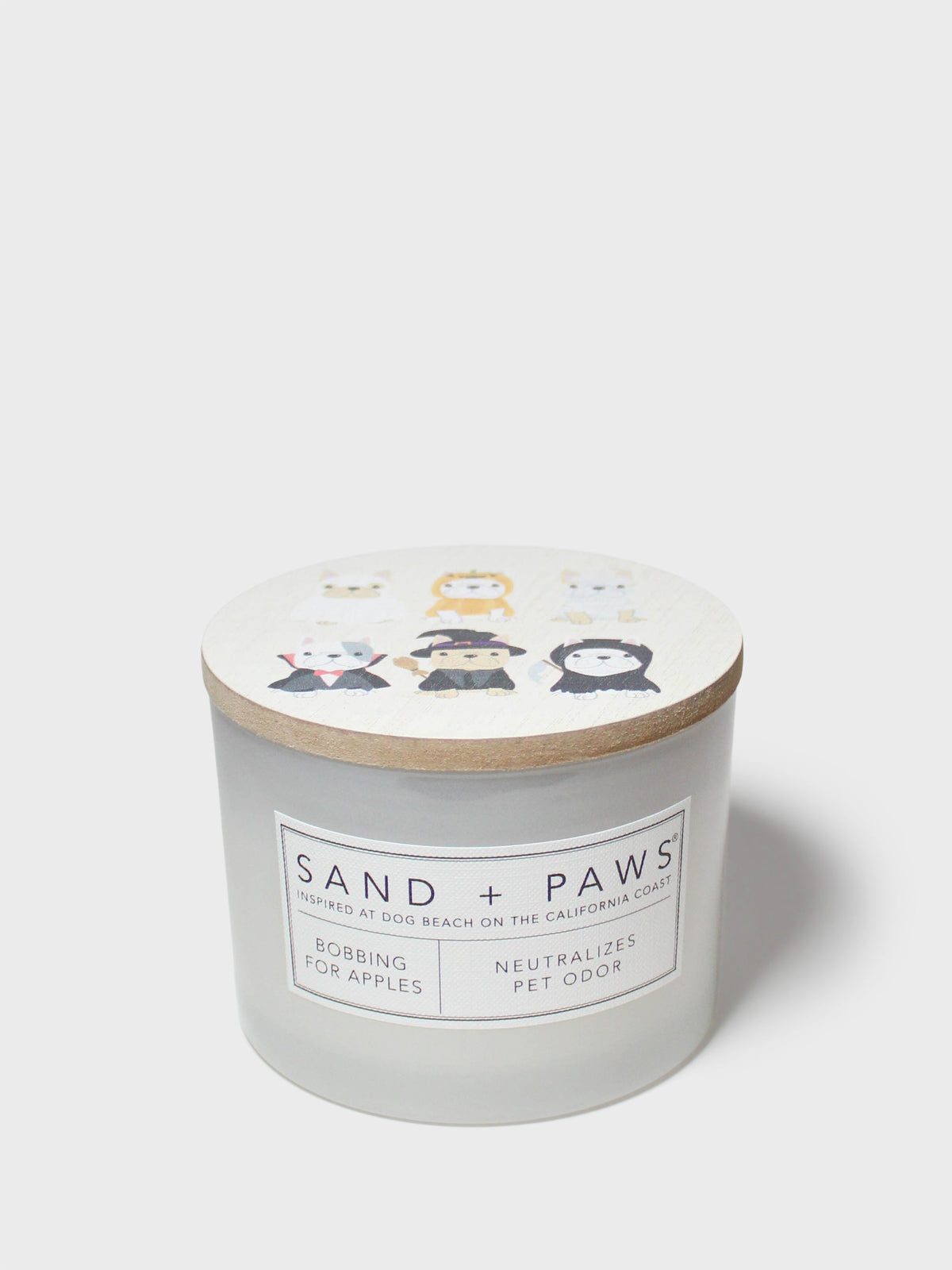 Aromatic Sand + Paws Bobbing for Apples 12 oz scented candle
