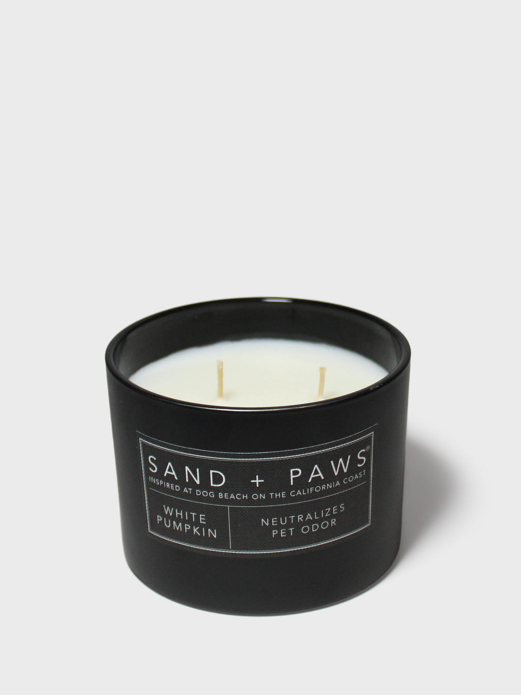 Aromatic Sand + Paws White Pumpkin 12 oz scented candle