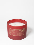 Aromatic Sand + Paws Winter White 12 oz scented candle