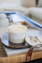 Aromatic Sand + Paws Desert Rain 12 oz scented candle