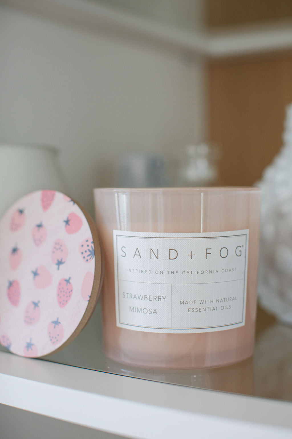 Aromatic Strawberry Mimosa 21 oz scented candle