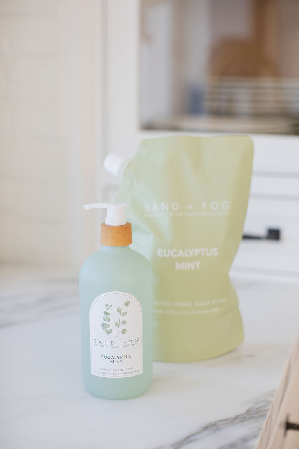 Luxury Eucalyptus Mint 34 oz Liquid Hand Soap Refill Bag