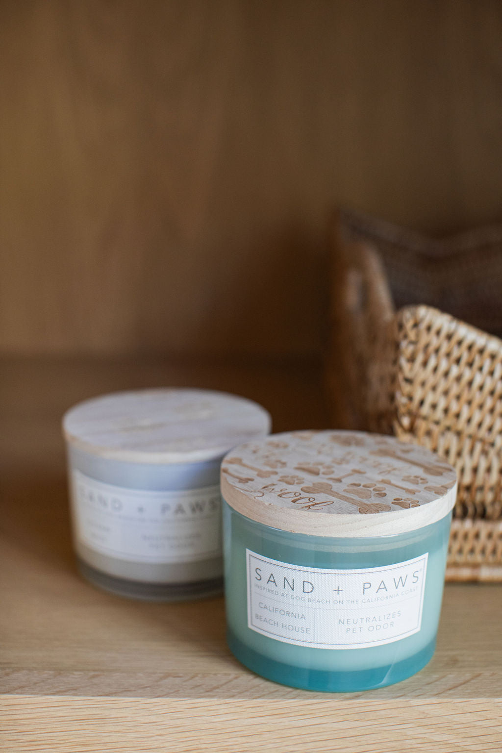 Aromatic Sand + Paws California Beach House 12 oz scented candle