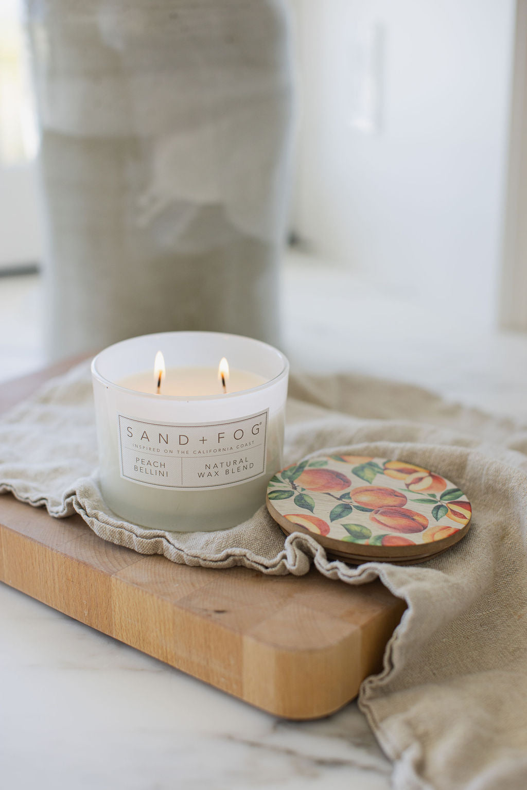 Aromatic Peach Bellini 12 oz scented candle