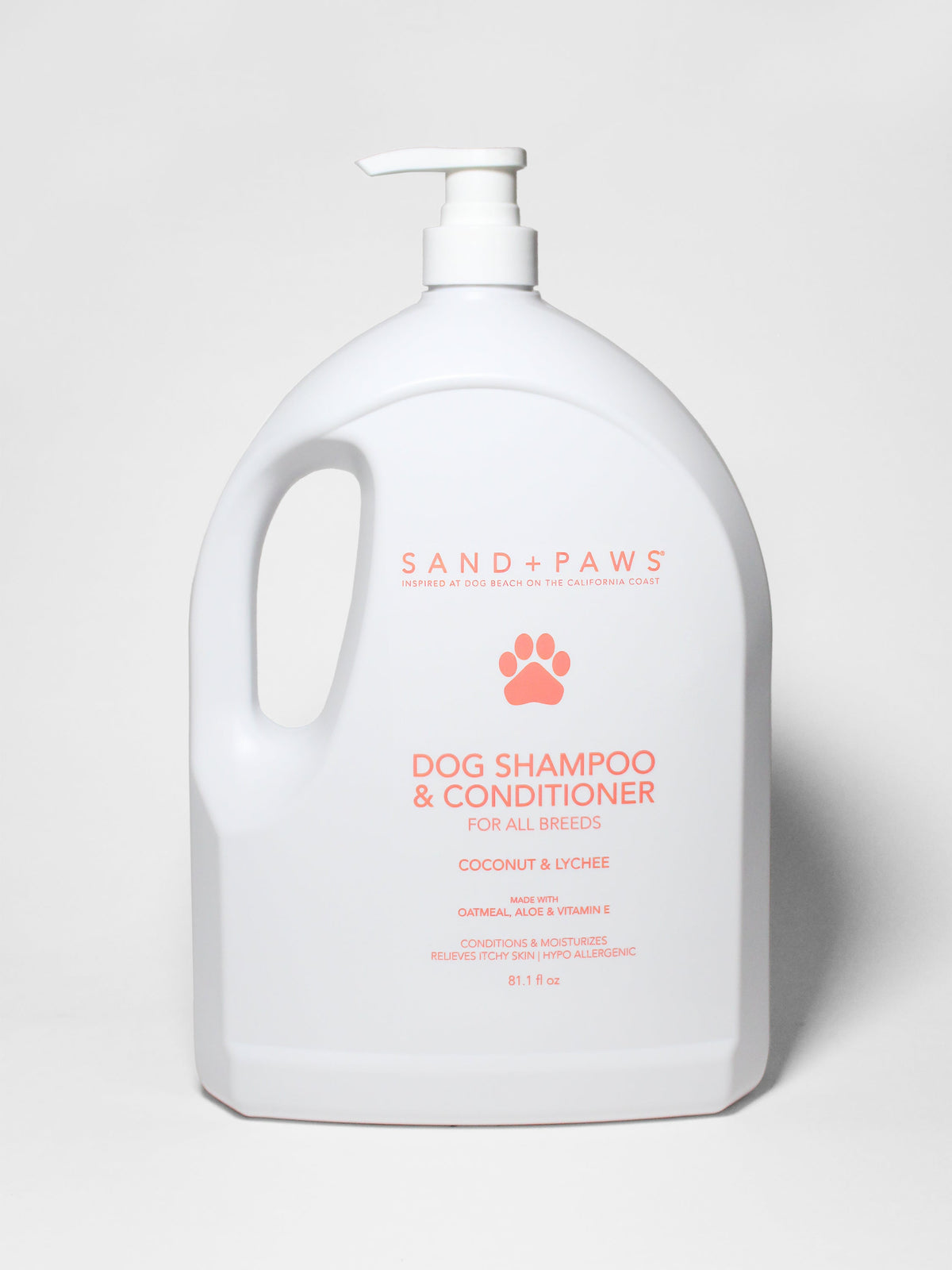 Premium Sand + Paws Pet Shampoo & Conditioner - Coconut & Lychee