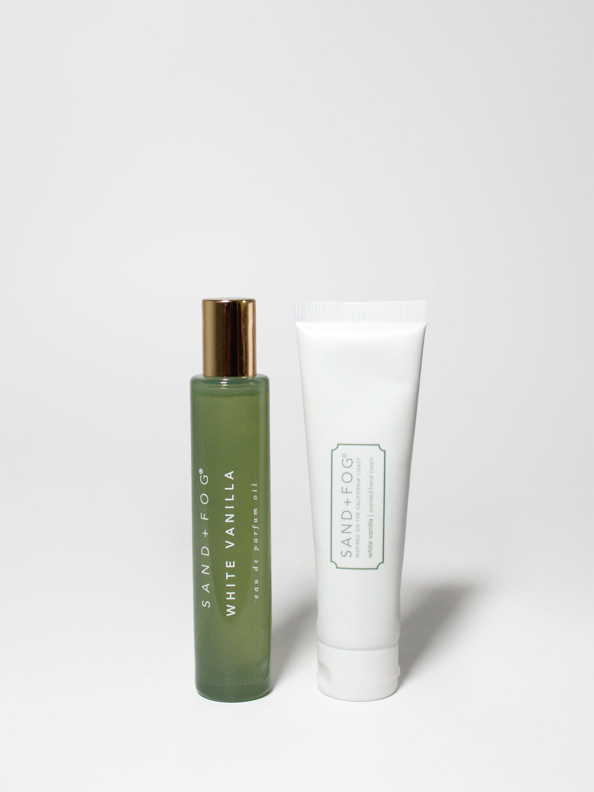 Signature Hand Cream and Perfume Oil Rollerball Set - White Vanilla