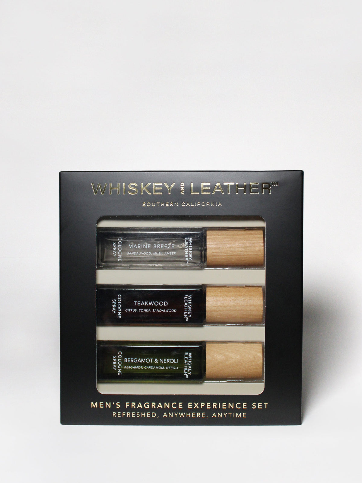 Premium 18ml Cologne Spray Set - Coastal & Woods Collection