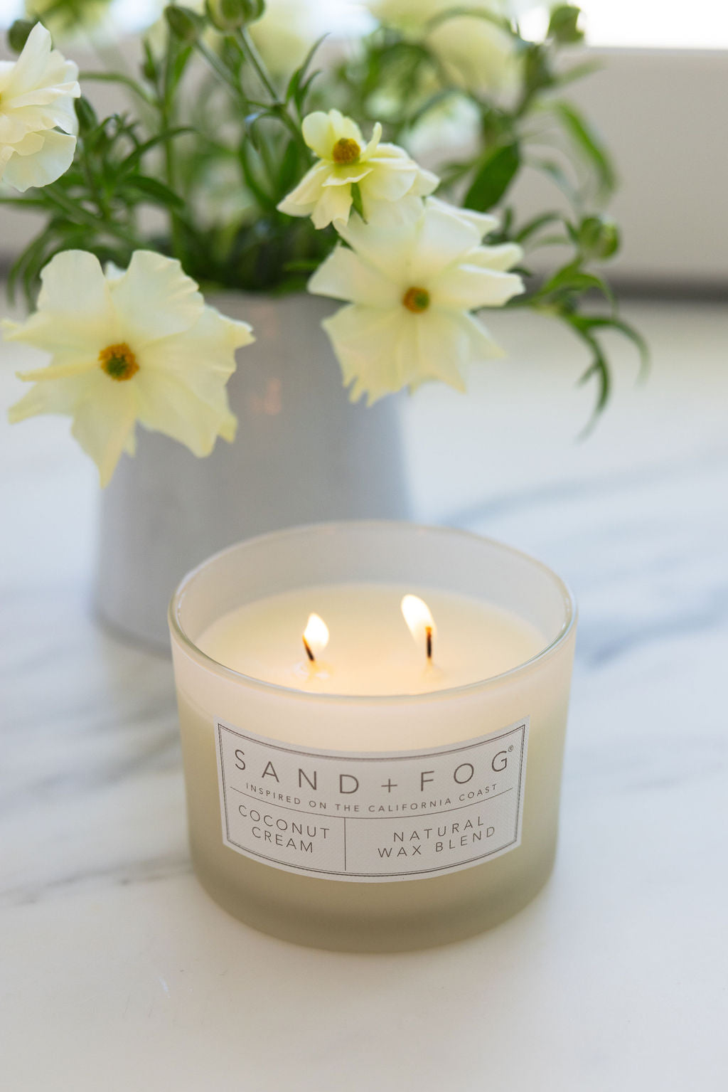 Aromatic Coconut Cream 12 oz scented candle