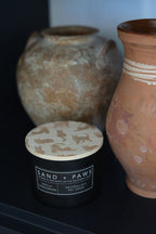 Aromatic Sand + Paws Vanilla Sandalwood 12 oz scented candle