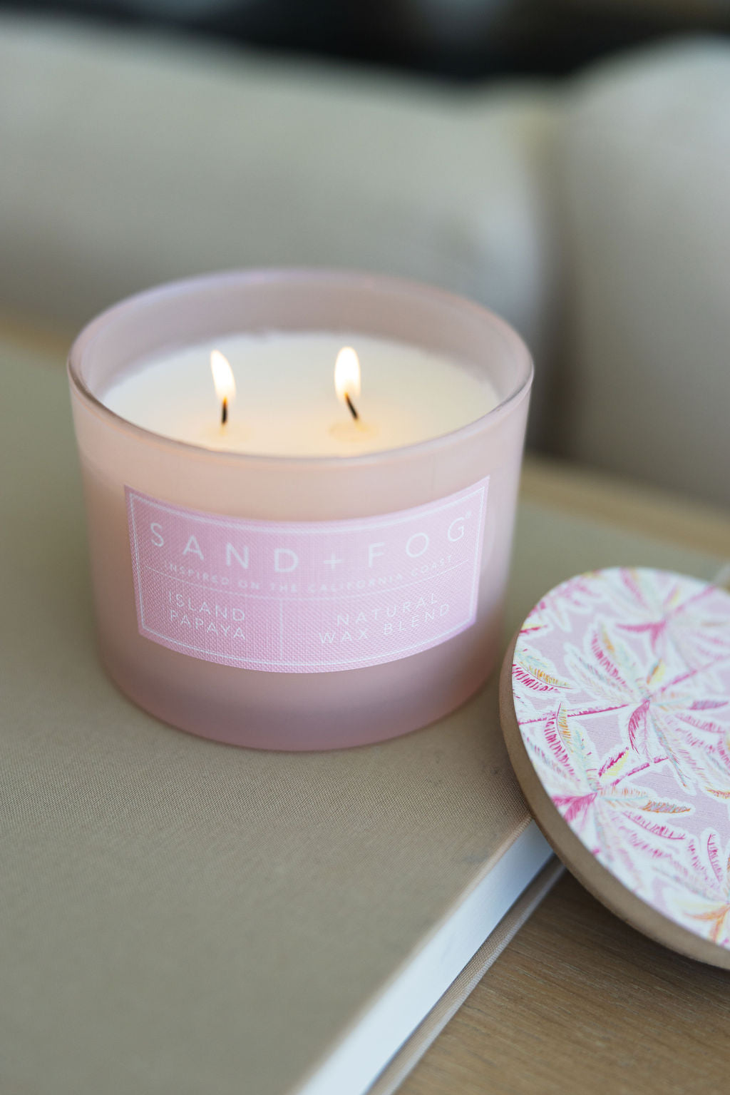 Aromatic Island Papaya 12 oz scented candle