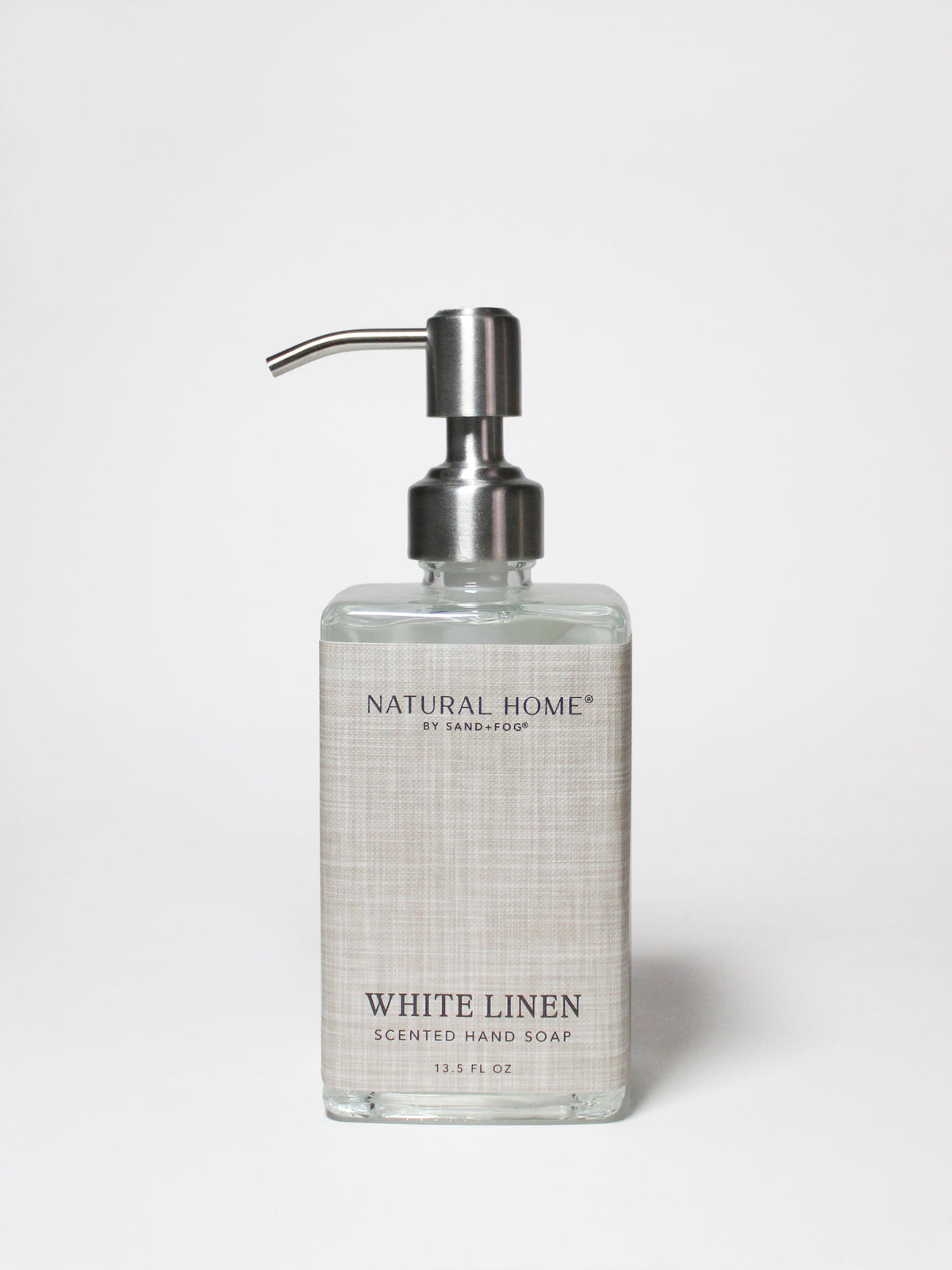 Luxury White Linen Natural Home 13.5 oz Liquid Hand Soap
