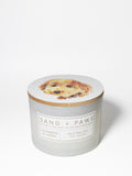 Aromatic Sand + Paws Cashmere & Linen 12 oz scented candle