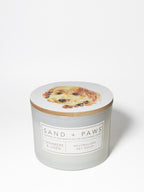 Aromatic Sand + Paws Cashmere & Linen 12 oz scented candle