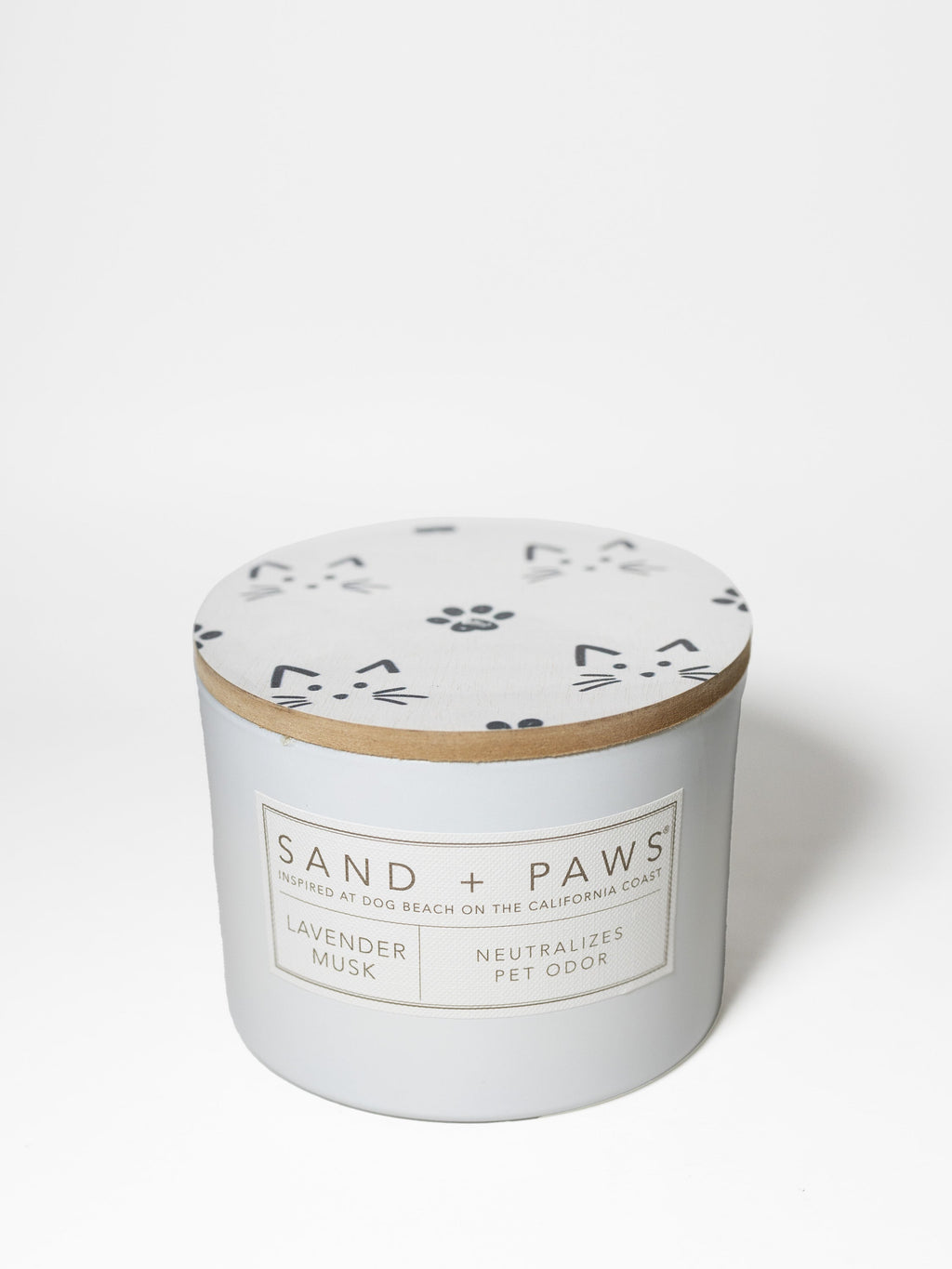 Aromatic Sand + Paws Lavender Musk 12 oz scented candle