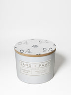 Aromatic Sand + Paws Lavender Musk 12 oz scented candle