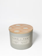 Aromatic Sand + Paws Cashmere & Linen 12 oz scented candle