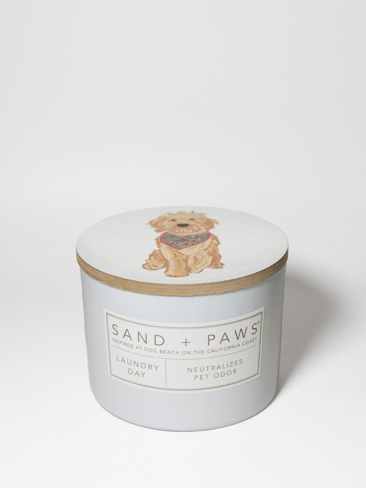 Aromatic Sand + Paws Laundry Day 12 oz scented candle