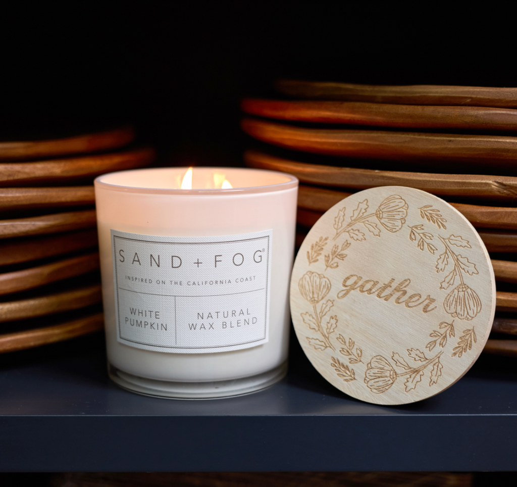 Aromatic White Pumpkin 21 oz scented candle