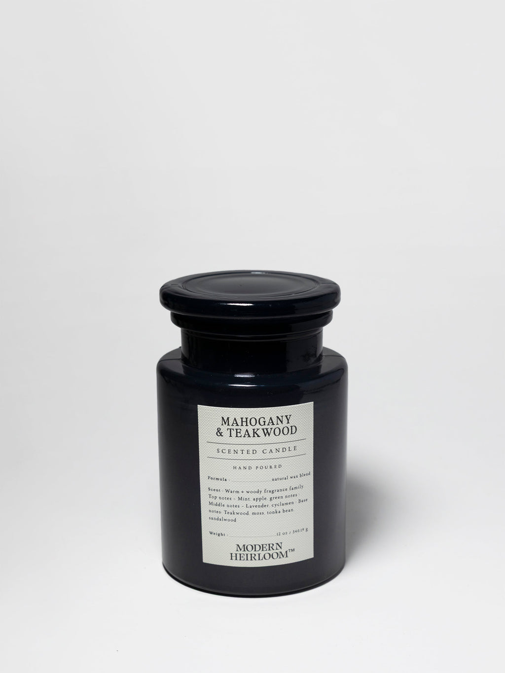 Aromatic Mahogany & Teakwood 12 oz scented candle
