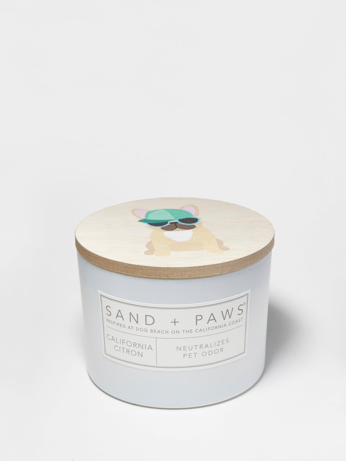 Aromatic Sand + Paws California Citron 12 oz scented candle